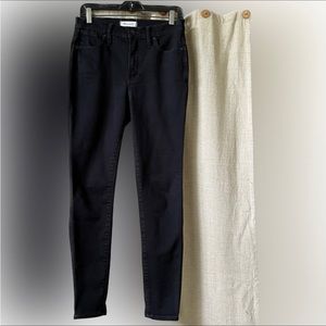 Madewell black denim 10” high rise skinny jeans Super nice!! 29 💕 ankle
